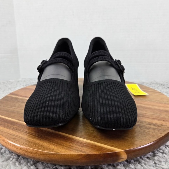 Vivaia Melody Pro Mary Jane Black Square Toe Strap Casual Chic Heels Womens 41.5 - Picture 7 of 9
